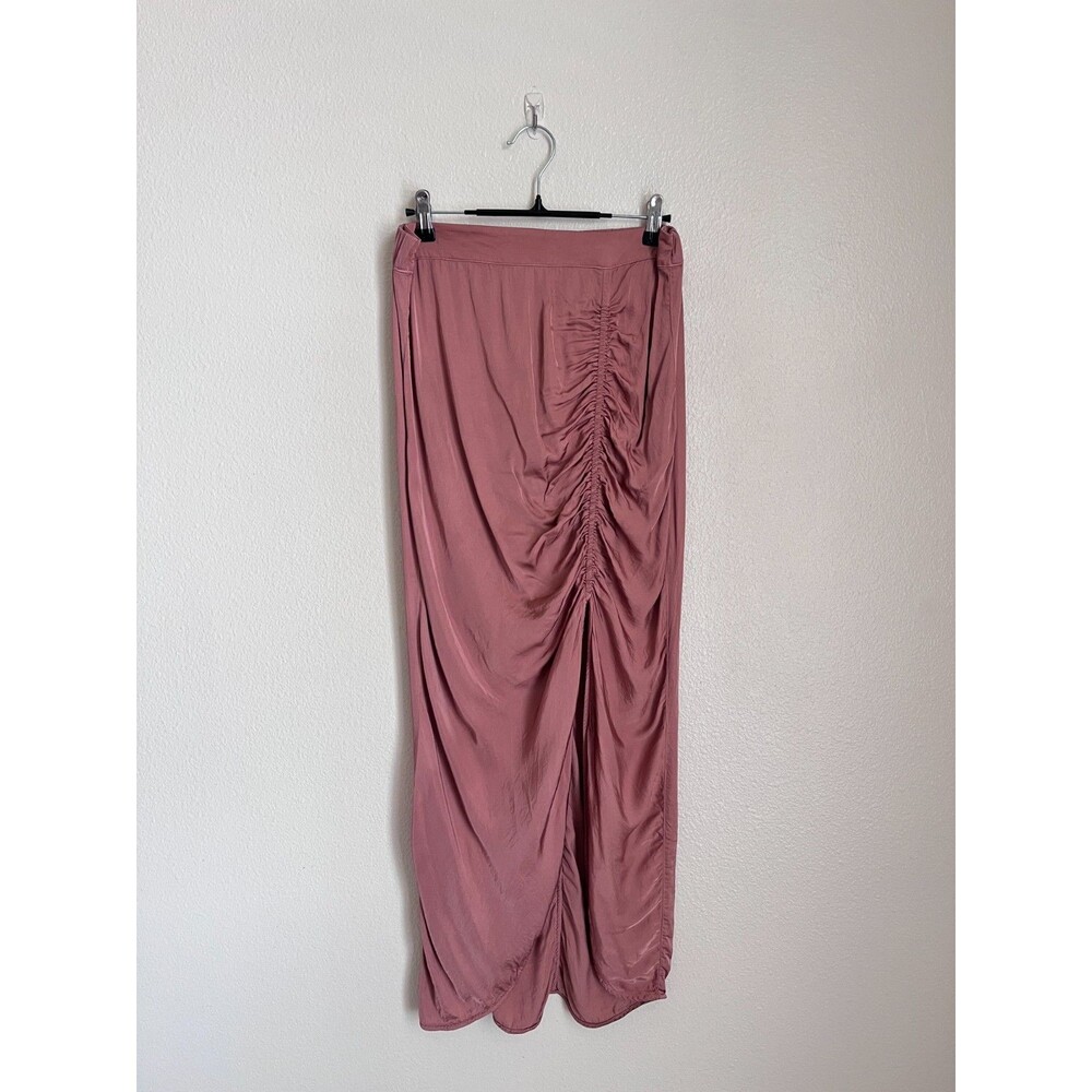 RAQUEL ALLEGRA Pretoria Midi Skirt in Clay Size 0/SMALL